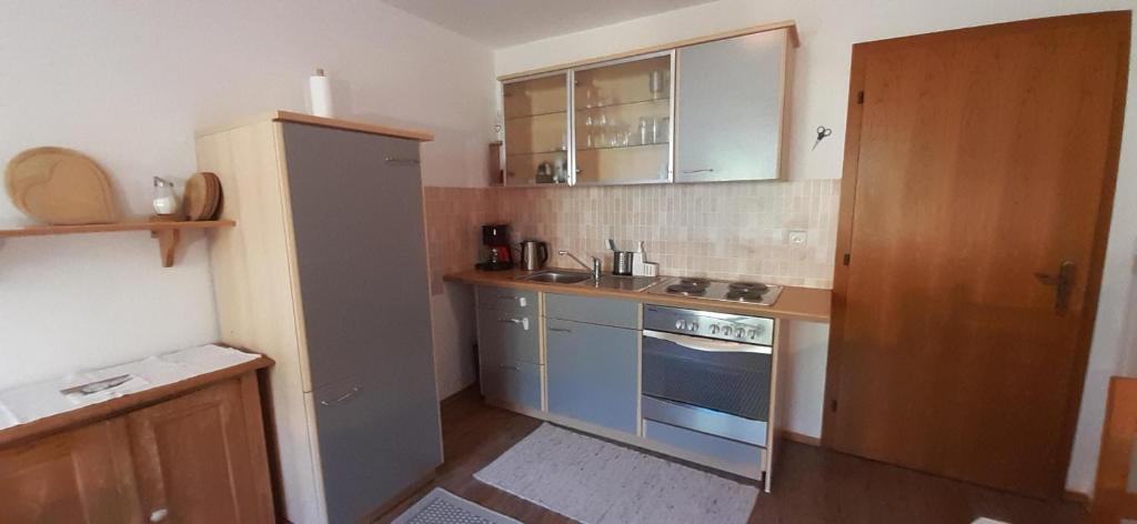 Kuchyň nebo kuchyňský kout v ubytování Haus Barbara