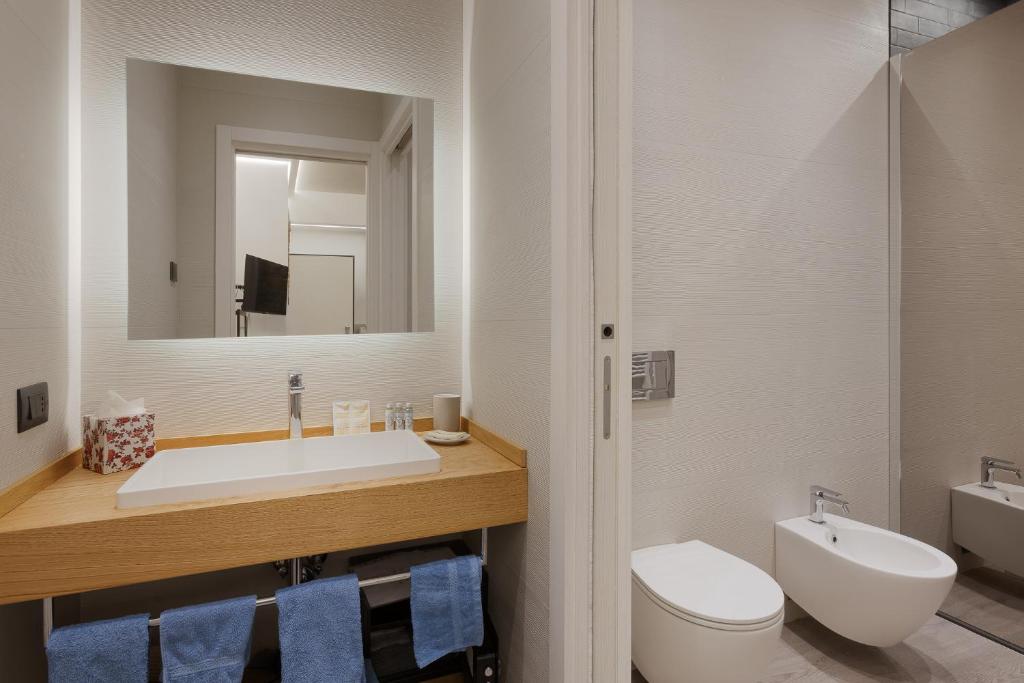 Koupelna v ubytování San Nicolò Suites