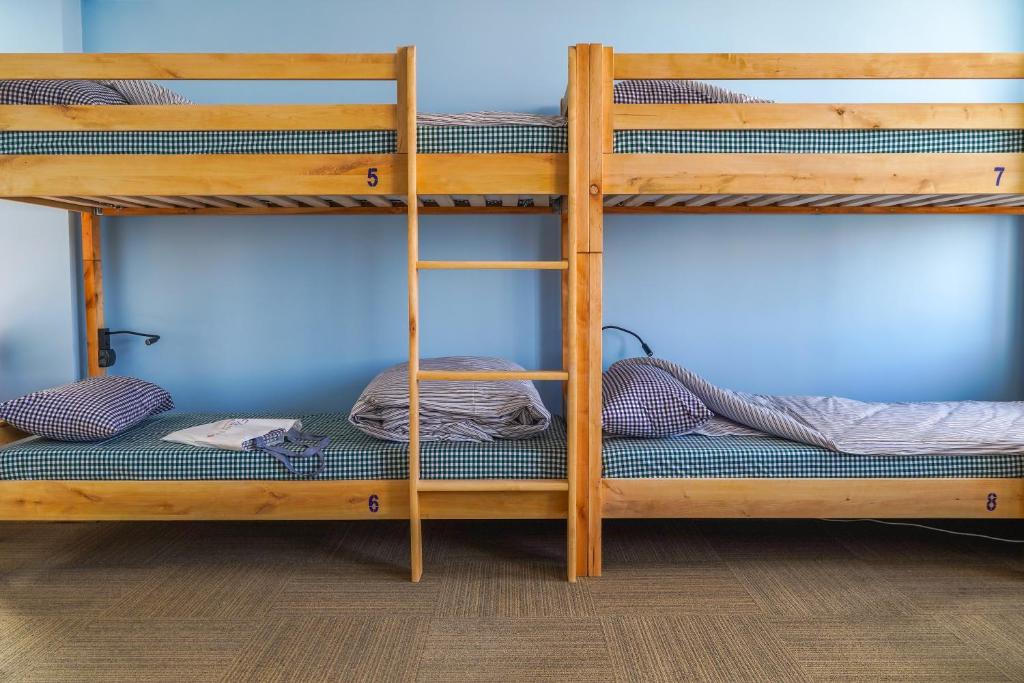 Posteľ alebo postele v izbe v ubytovaní Hostel Gdańsk Szafarnia 10 Old Town
