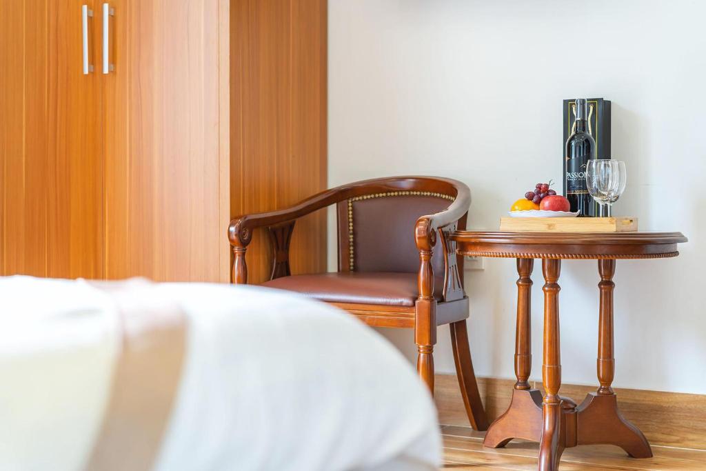 Giường trong phòng chung tại Villa Hoa Ly Đà Lạt