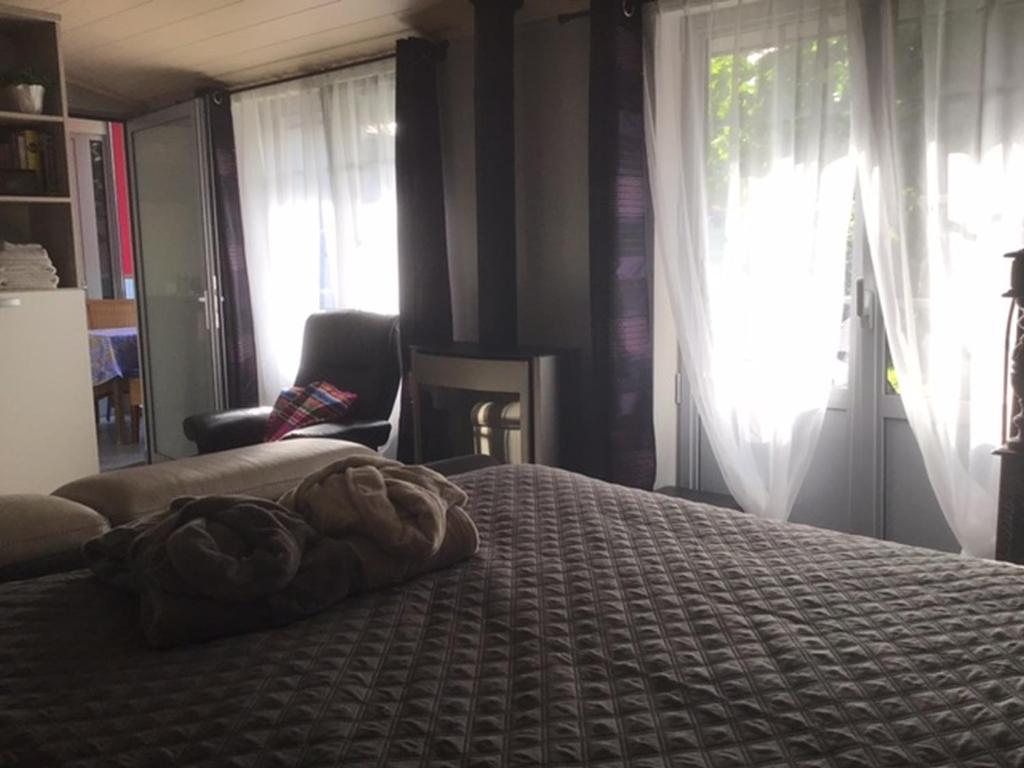 Postel nebo postele na pokoji v ubytování Ken 't Gat Bie&Bie