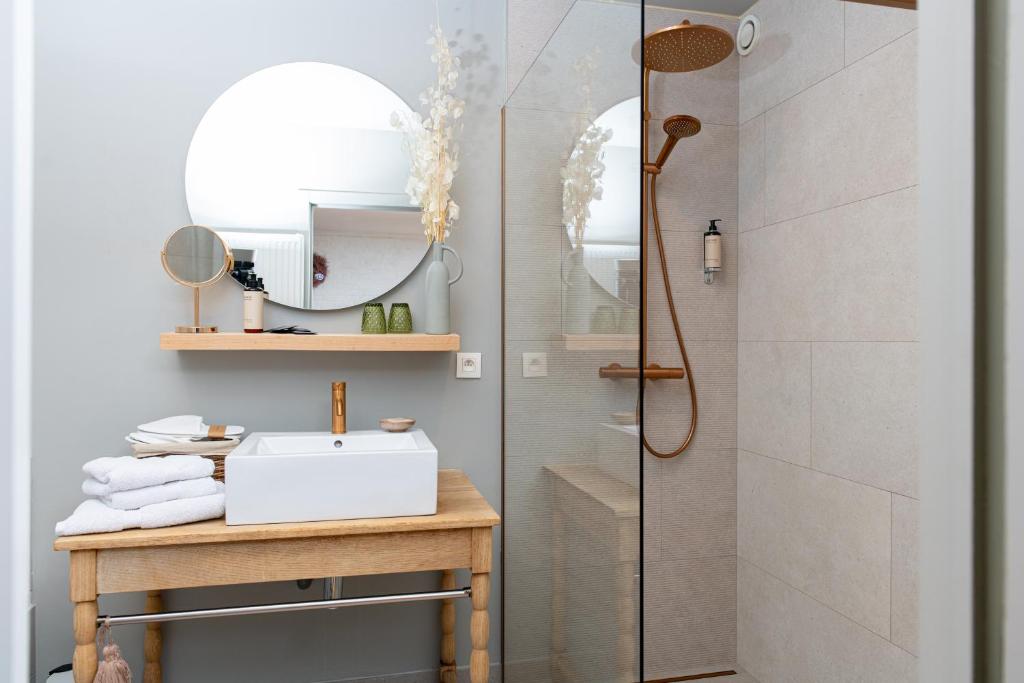 Koupelna v ubytování B&B Het Soetewater