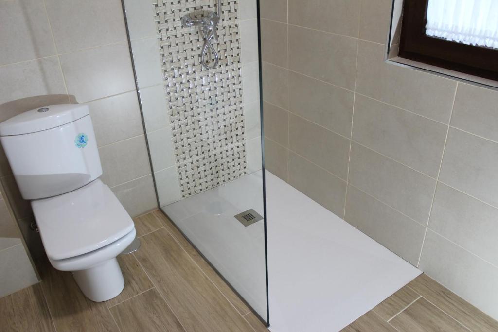 Koupelna v ubytování Apartamentos As Lagoas