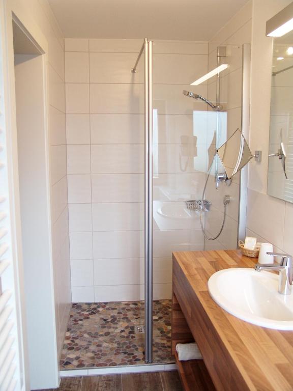 Koupelna v ubytování Hotel Alpensonne