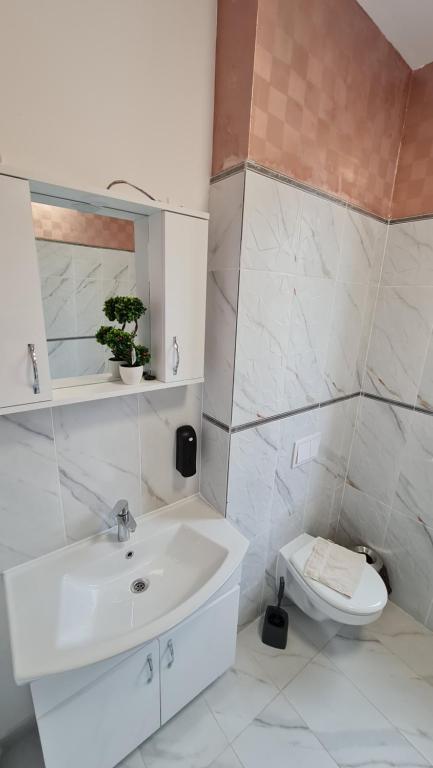 Koupelna v ubytování Jafar Resort 2