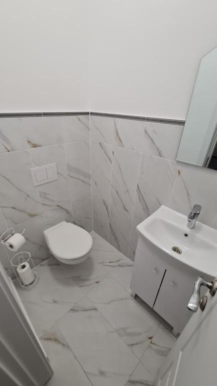 Koupelna v ubytování Jafar Resort 2