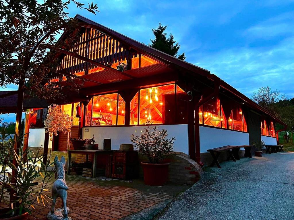 Budova, kde se bed and breakfast nachází