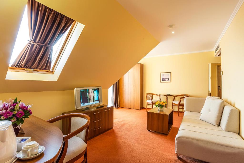 Posezení v ubytování Saint George Hotel & Medical Spa