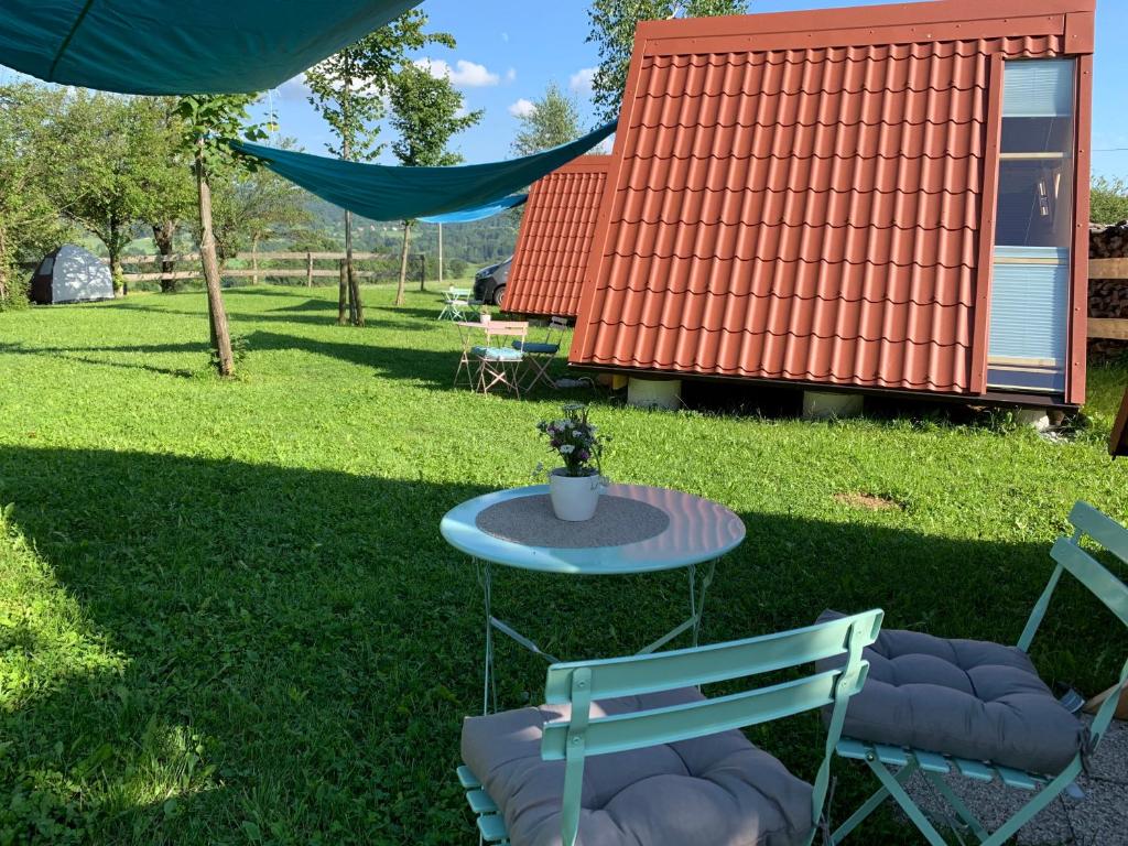 Zahrada ubytování DS Camping