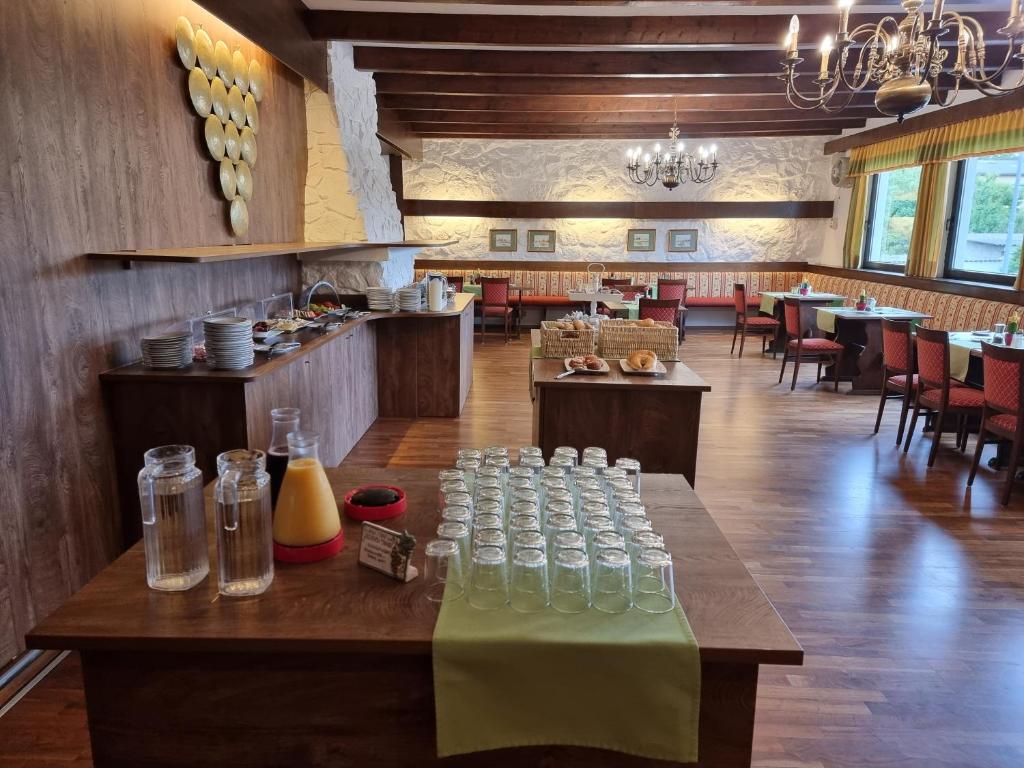 Restaurace v ubytování Landgasthof zur Goldenen Traube