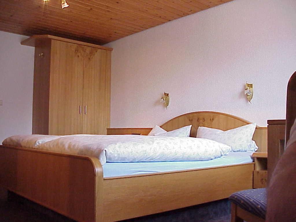 Postel nebo postele na pokoji v ubytování Mosertonihof