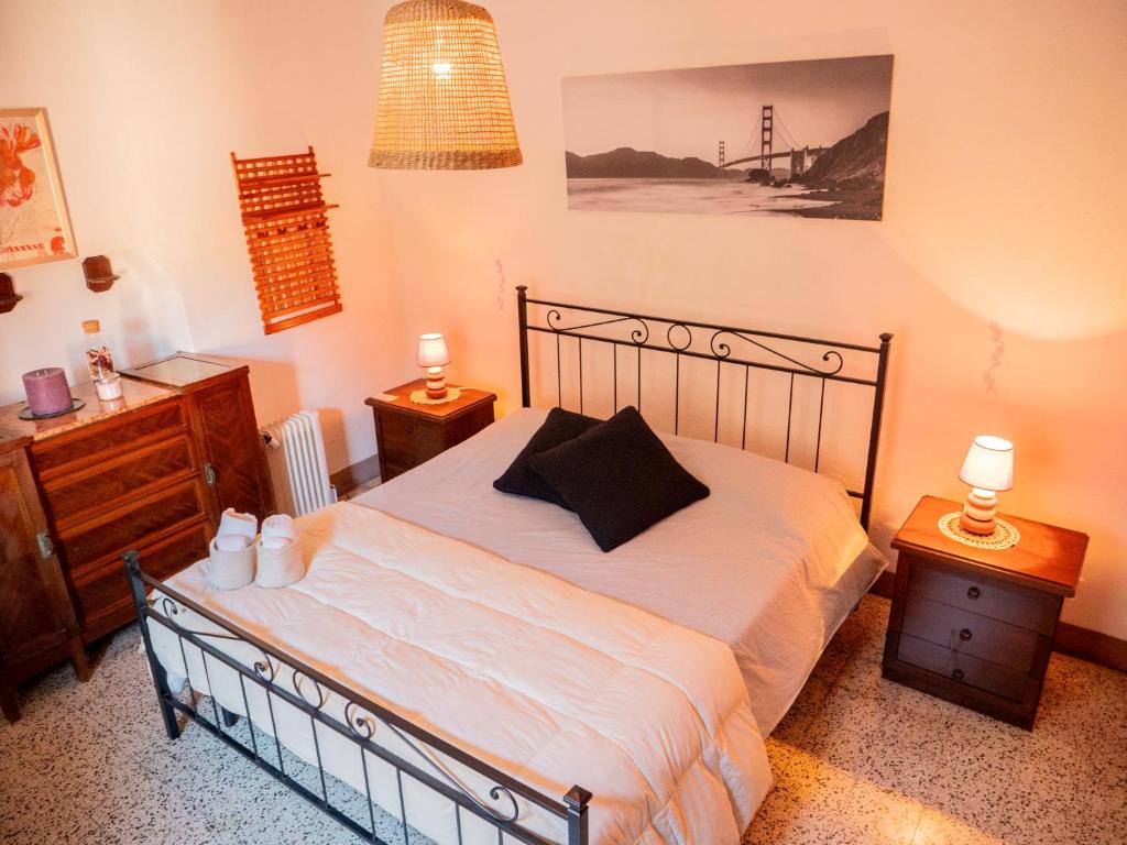 Postel nebo postele na pokoji v ubytování Casa Tullio