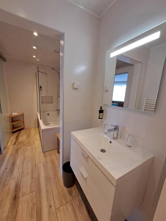 Koupelna v ubytování Auberge De La Gaichel