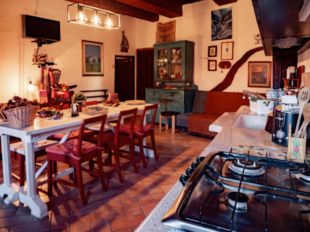 Posezení v ubytování Casa Tullio