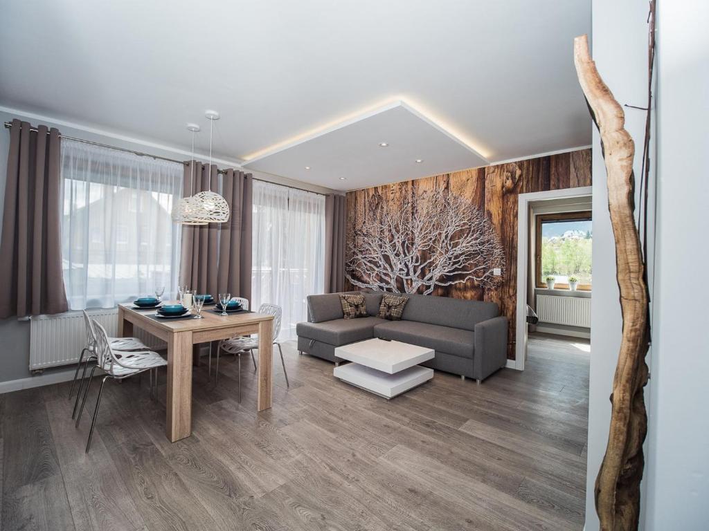 Χώρος καθιστικού στο Apartamenty Every Sky 11 Listopada 10