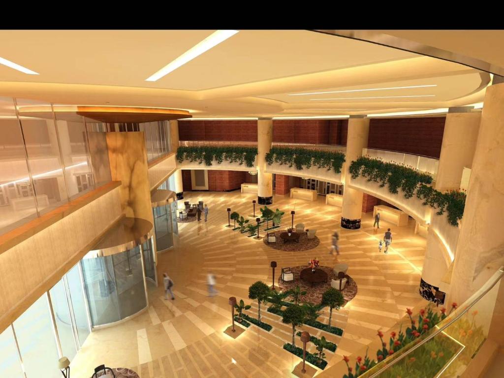 Posezení v ubytování Crowne Plaza Tianjin Binhai Center by IHG
