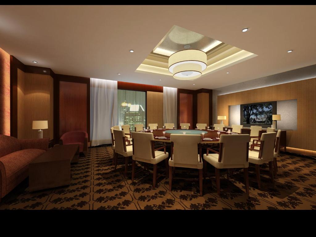 Posezení v ubytování Crowne Plaza Tianjin Binhai Center by IHG