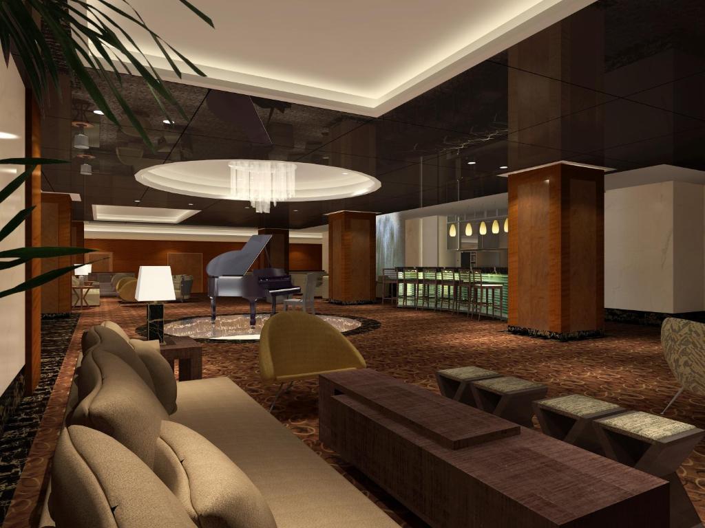 Posezení v ubytování Crowne Plaza Tianjin Binhai Center by IHG