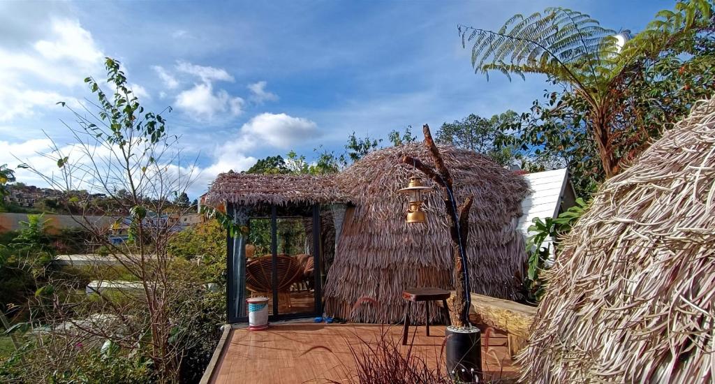 Zahrada ubytování Natural Home Đà Lạt