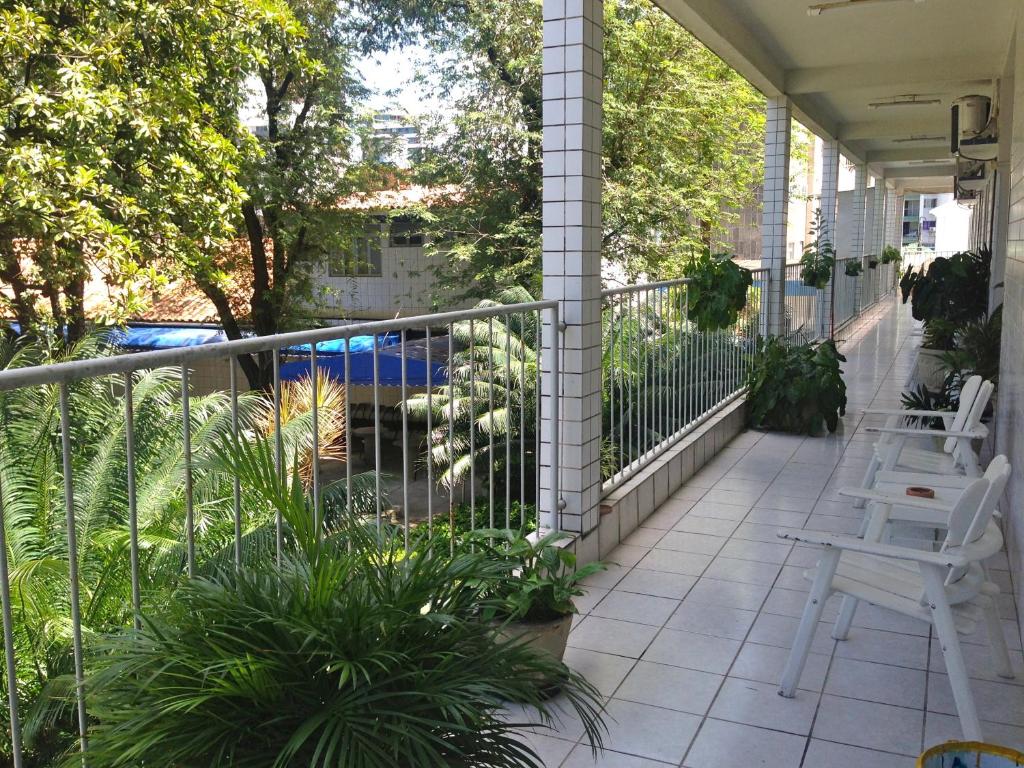 Uma varanda ou terraço em Pousada Cecosne