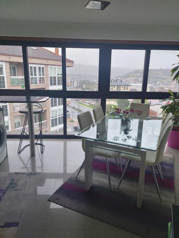 Posezení v ubytování Duplex grandes cristaleras impresionantes vistas