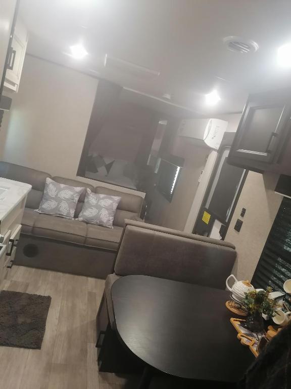 Posezení v ubytování Kyan caravan