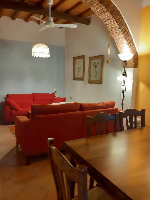 Posezení v ubytování Agriturismo Podere Zollaio