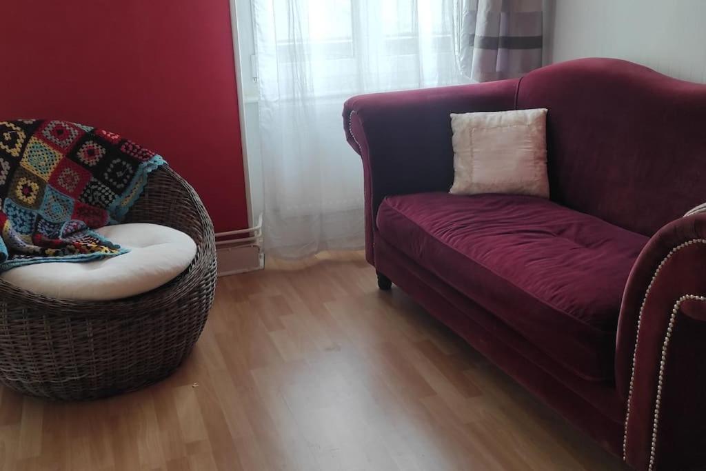Posezení v ubytování Appartement de caractère