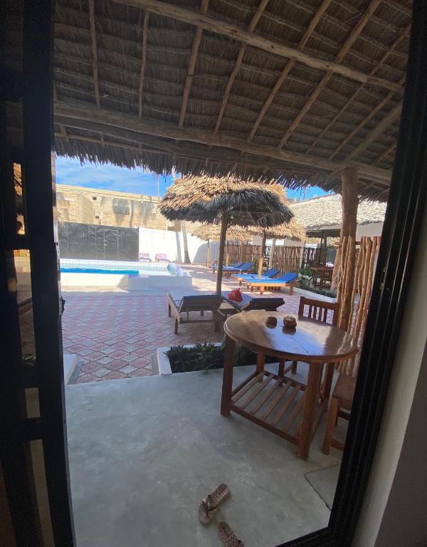 Bazén v ubytování Amani Hotel Paje nebo v jeho okolí