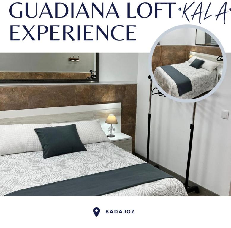 Postel nebo postele na pokoji v ubytování GUADIANA LOFT EXPERIENCE KALA
