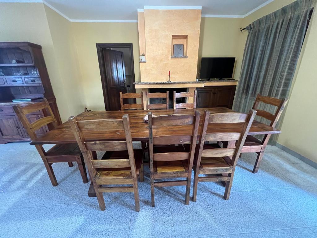 TV a/nebo společenská místnost v ubytování Casa Casteddina