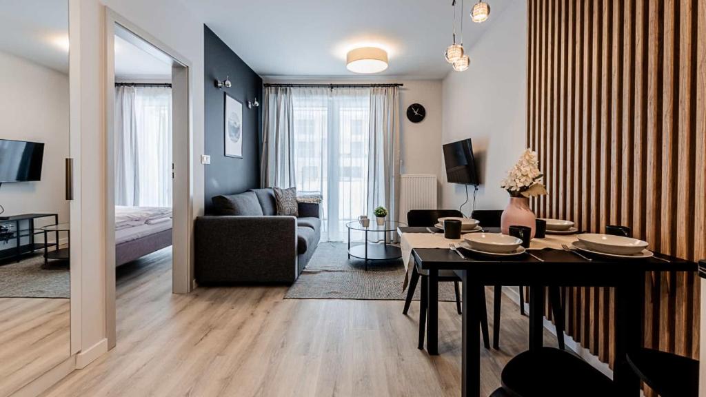 TV/trung tâm giải trí tại VacationClub - Apartamenty Zakopiańskie Apartament 16