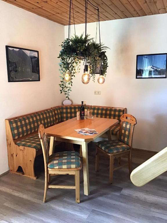 A seating area at Ferienhaus Schäfer - Apartments - Wintersports - Family holiday - Holiday with your dog - Rural & Scenic