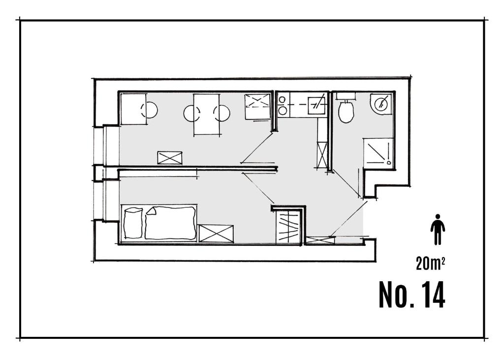 Dom KD KRUK - Appartement Met Twee Slaapkamers NR 14