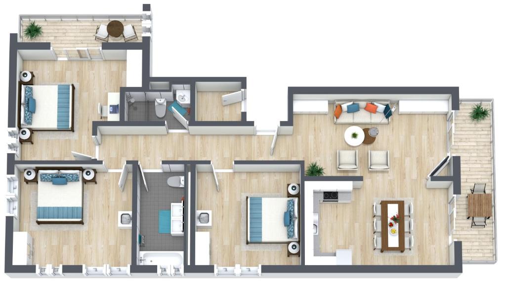 Půdorys ubytování Ferienhaus Matterhorngruss