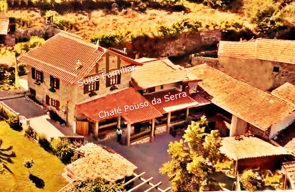 Гледка от птичи поглед на Chale Pouso da Serra - Casas de Montanha