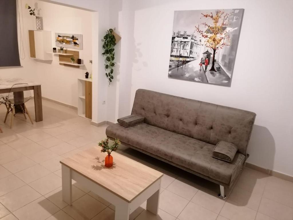A seating area at Agradable casa para disfrutar con los tuyos