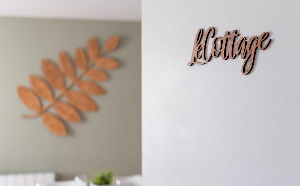 Certifikát, hodnocení, plakát nebo jiný dokument vystavený v ubytování Le Cottage