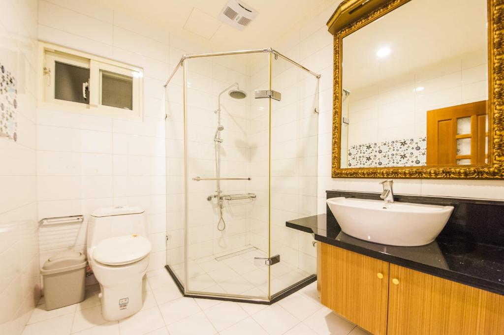 Koupelna v ubytování Yilan Amy B&B