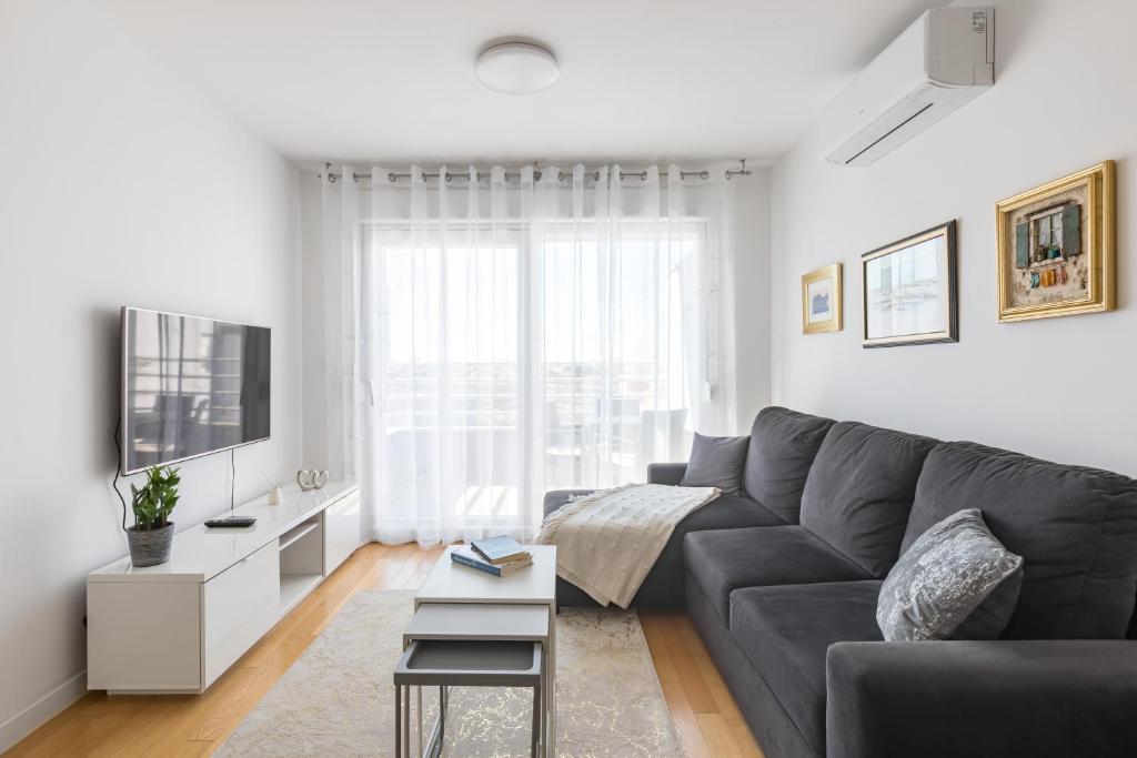 Posezení v ubytování Diva apartment with free private parking