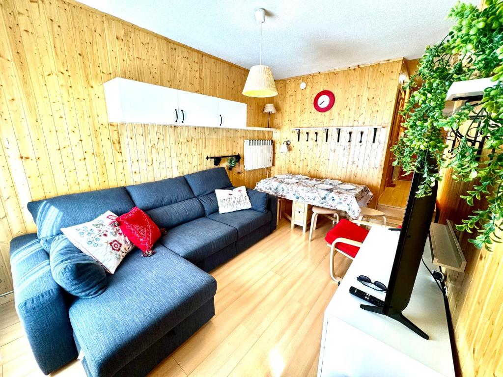 Istumisnurk majutusasutuses Esquí y Relax Apartamento