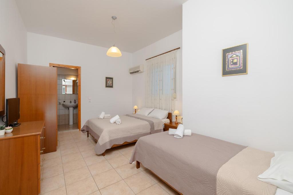 Posteľ alebo postele v izbe v ubytovaní ALBATROS SUITE STEGNA BEACH
