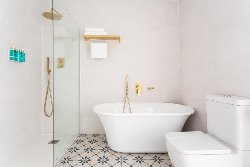 Koupelna v ubytování Divino Hotel Boutique