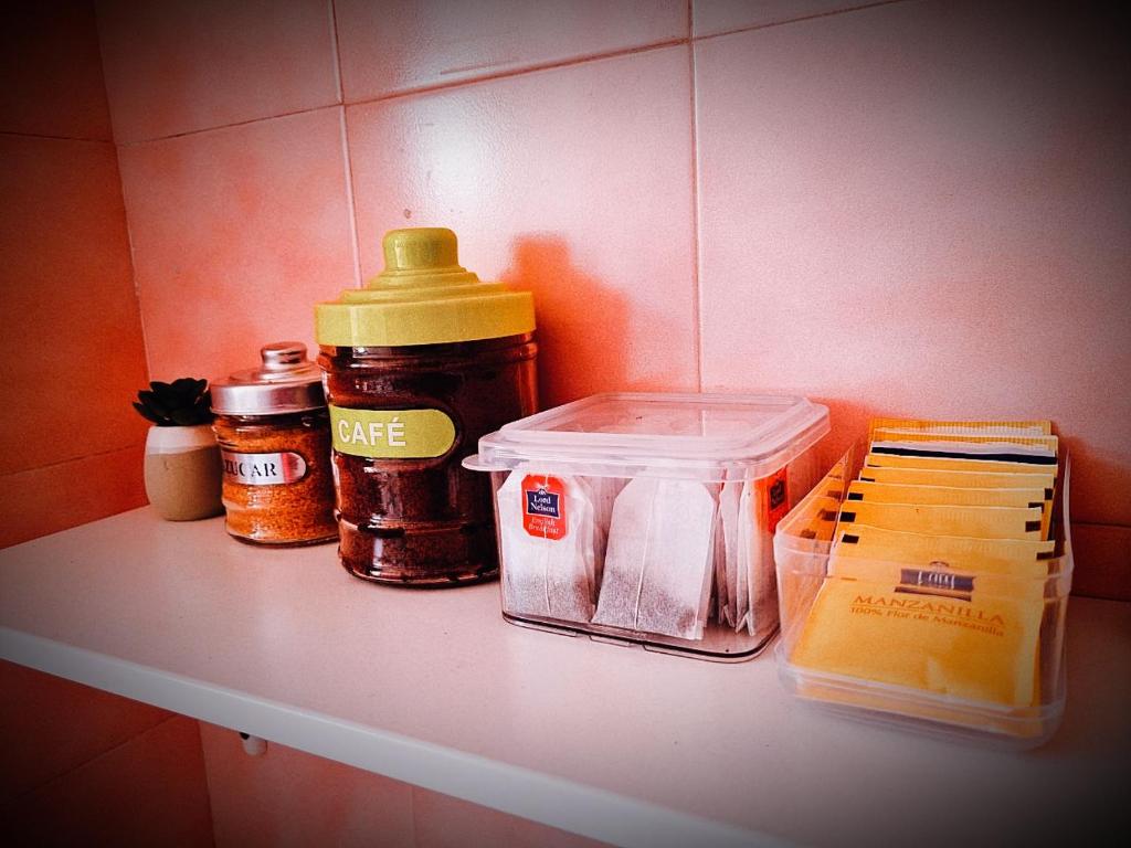 Príslušenstvo na prípravu kávy alebo čaju v ubytovaní Málaga Vialia Deluxe