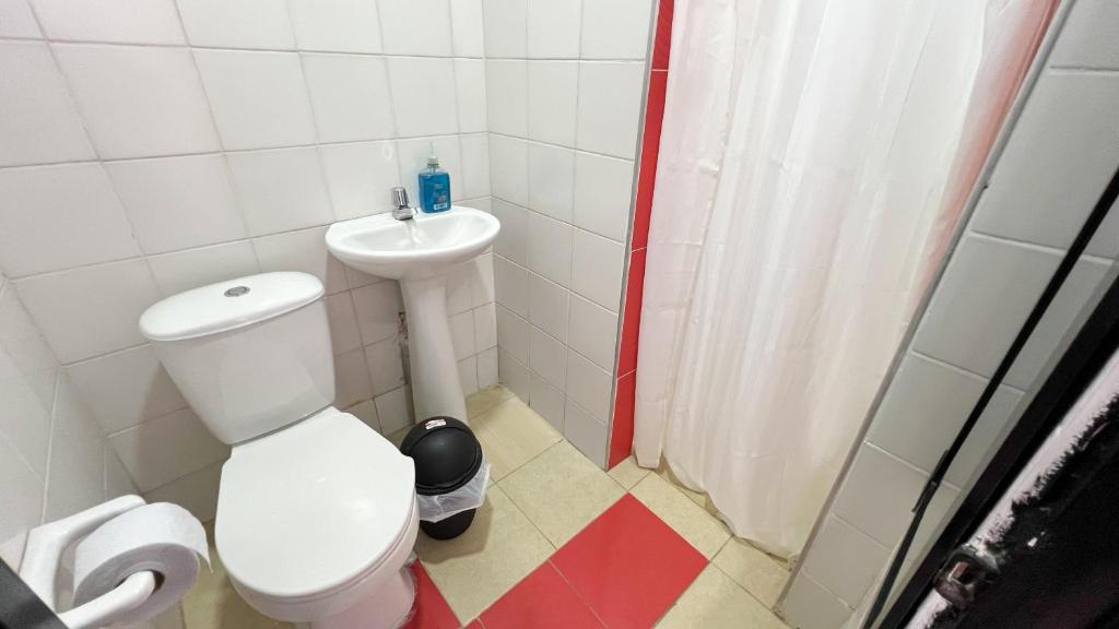 Koupelna v ubytování Apartamentos FM Loft 303