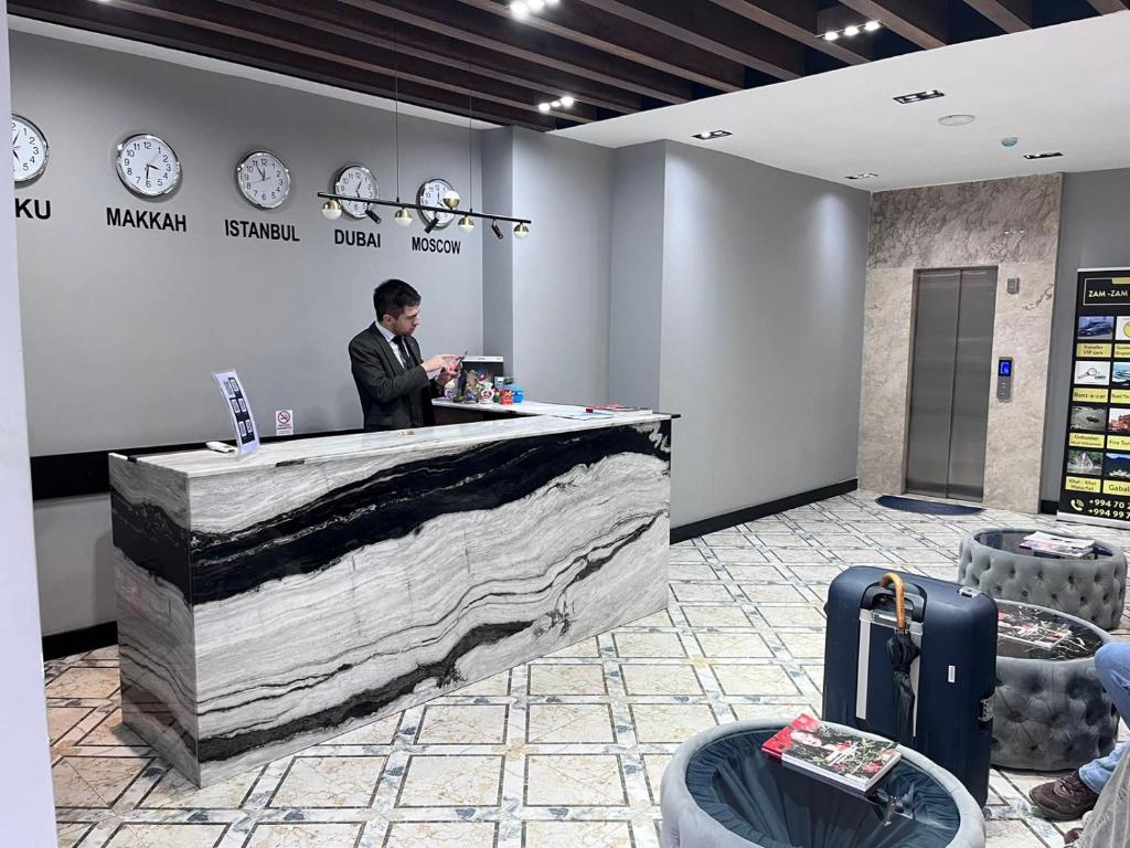 Vstupní hala nebo recepce v ubytování ZamZam-Madina Halal Hotels Group