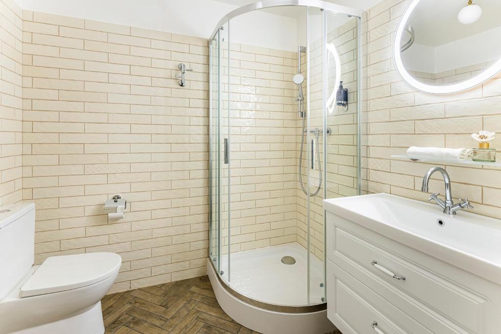 Koupelna v ubytování Wellness Hotel Smaragd Piešťany
