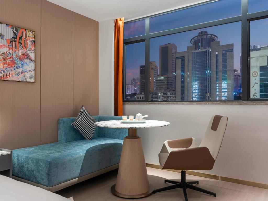 Posezení v ubytování Insail Hotels Guangzhou Beijing Road Pedestrian Branch