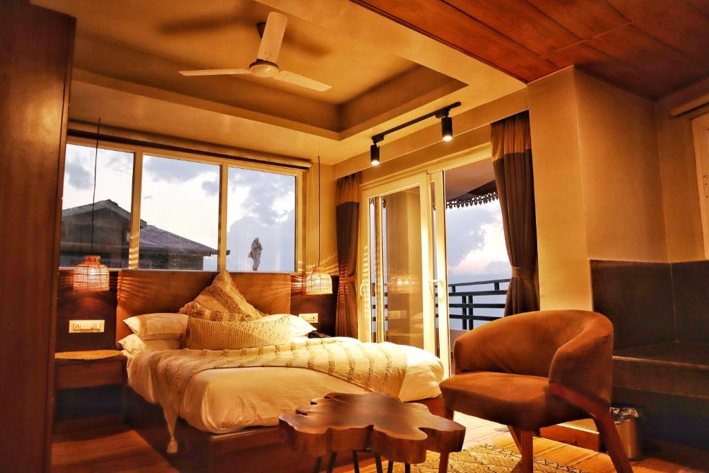 Ένα ή περισσότερα κρεβάτια σε δωμάτιο στο Wonder Woods Boutique Hotel