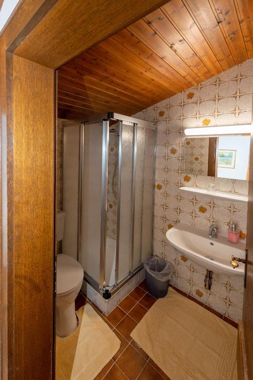 Kúpeľňa v ubytovaní Gästehaus Haffner